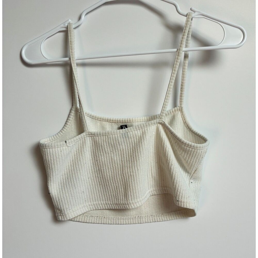 Cropped Spaghetti-Strap Shirt